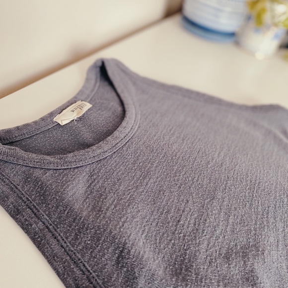 ARITZIA Wilfred Free Cropped Knit Racerback Tank Top - Picture 5 of 5